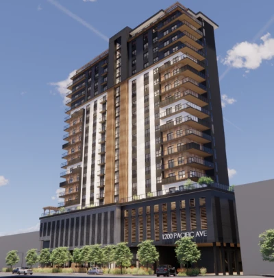 Pacific Tower facade picture